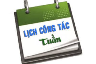 Lịch công tác tuần từ ngày 04/05/2026-09/5/2026
