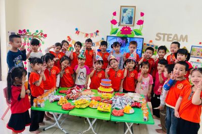 TRƯỜNG MẦM NON HỒNG QUANG TỔ CHỨC SINH NHẬT CHO CÁC BÉ SINH THÁNG 1, 2, 3