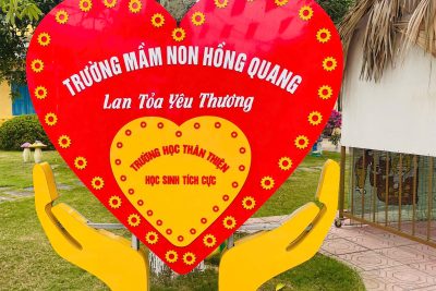 TRƯỜNG MẦM NON HỒNG QUANG ĐÓN ĐOÀN KIỂM TRA CỦA SỞ GD&ĐT TỈNH NINH BÌNH